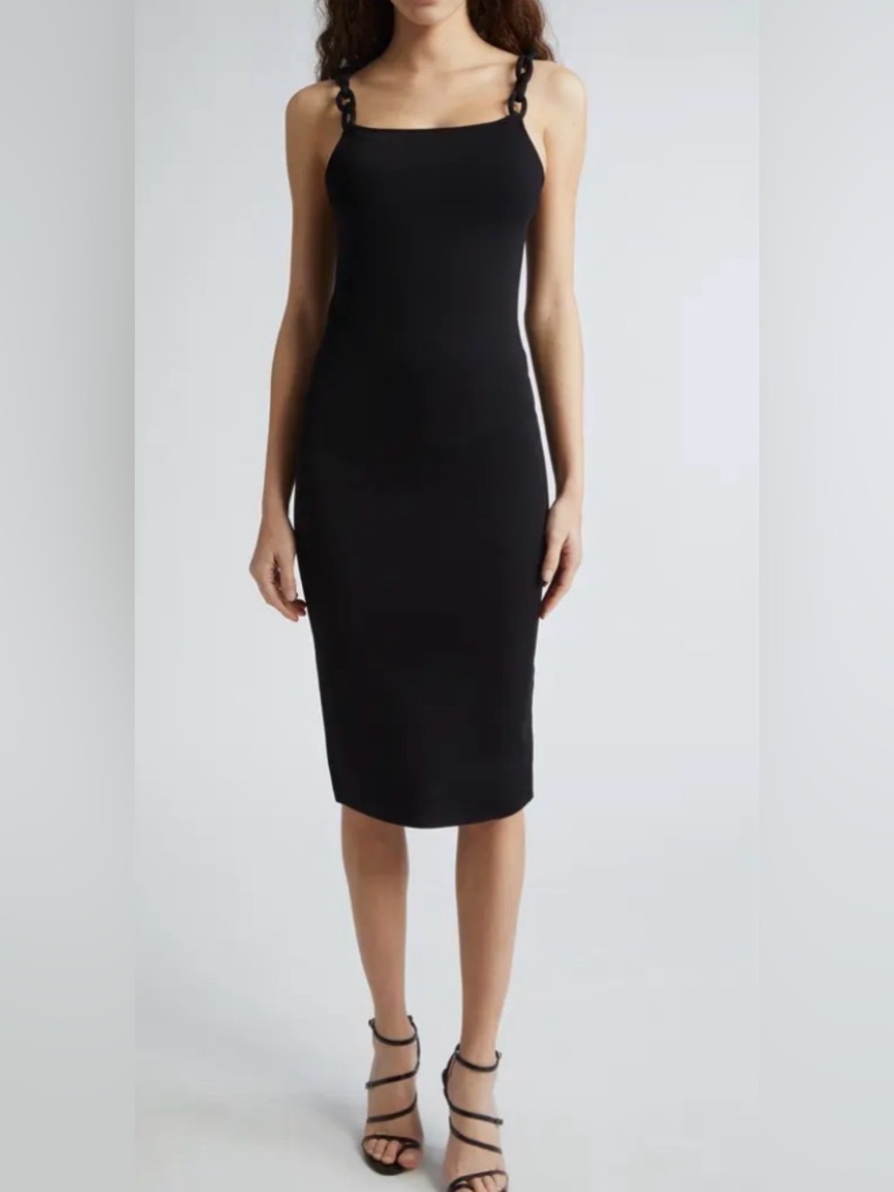 Alina Braid Strap Body-Con Dress